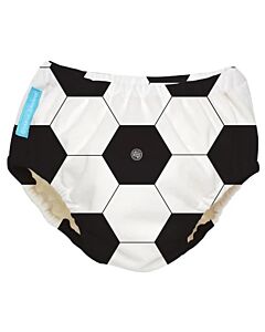 Charlie Banana: Reusable 2-in-1 Swim Diapers and Training Pants Soccer - L