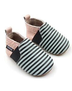 Bebebundo: Sunset Stripes Shoes in Multi - Size 2 [11.8cm / 6 to 9 Months] - 17% OFF!!