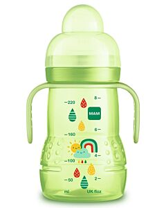 MAM: Trainer+ 220ml/8oz (Spill-free Extra Soft Spout) (4+ Months) - Green