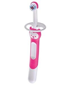 MAM: Training Brush with Safety Shield (5+ Months) - Pink