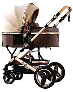 CHILUX V1.6 Multifunctional Stroller (0-3 years) - Brown