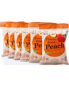Wel.B Freeze Dried Snacks - Peach - 6 PACK! - 12% OFF!!