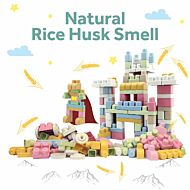 Mijoy: Rice Husk Toy Blocks 60pcs - 14% OFF!!