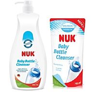 NUK: Baby Bottle Cleanser 950ml + 750ml (Refill Pack) - 15% OFF!