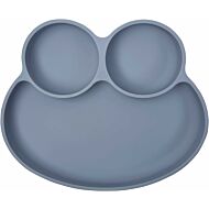 Abiie:﻿ Octopod Silicone Frog Suction Dishes (Grey)