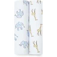Aden+Anais: Essentials Cotton Muslin Swaddle 2 Pack (Safari)