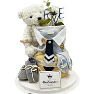 Angeliz Baby: Little Tuxedo Onesies Party Grow Baby Hamper [0-9M] (12Pcs)
