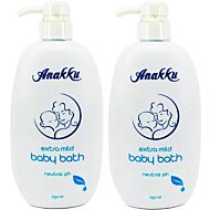 Anakku: Baby Bath (Extra Mild) 750ml x 2