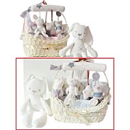 Baby Blu Angel: The Baby Boy Angel Basket (21 pieces set)