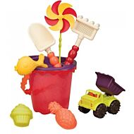 B.Toys: Sands Ahoy! Medium Bucket Sets (Purple/Red) - 15% OFF!!