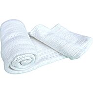 Bumble Bee: Baby & Toddler Thermal Blanket (Chalk White)