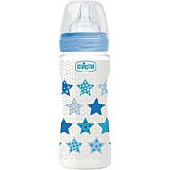 Chicco: Well-Being Bottle Fast Flow 330ml 4M+ (Blue)