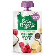 Only Organic: Coconut, Banana & Acai 100g (1-5 Years)