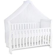 Happy Cot: Happy Moments 4 in 1 Convertible Baby Cot with Mattress & Net - White - 12% OFF!!