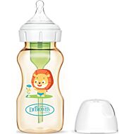 Dr. Brown’s Anti-Colic Options+ PPSU Wide Neck 9oz/270ml (Lion Level 1 Teat)