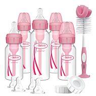 Dr. Brown's: Options+ Gift Set - PP Narrow-Neck Bottle (Pink) [NEW VERSION] - 25% OFF!! 
