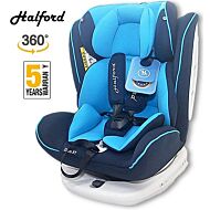 Halford: Zeus 360 Spin Car Seat Isofix - Blue