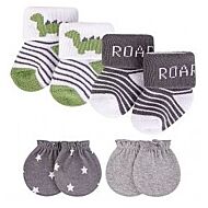 Hudson Baby: Baby Socks & Mittens Set 4pc - 00718 - 20% OFF!!