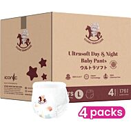 Iconic Babycare Ultrasoft Day & Night Baby Pants (Pants L44) 4 Packs