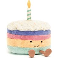 Jellycat: Amuseable Rainbow Birthday Cake (26cm)