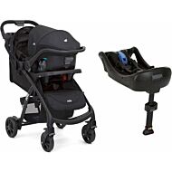 Joie: Muze LX Travel System with Clickfit Base (Coal)