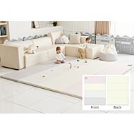 ALZiP® Mat Baby Foldable Silion Playmat | Size S (200*120*4cm) - Modern Pink