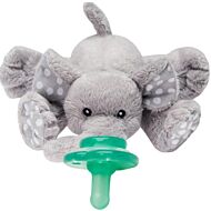 Nookums Paci-Plushies Ella Elephant Buddies™ Pacifier Holder (Plush Toy Includes Detachable Pacifier, Use with Multiple Brand Name Pacifiers) - 18% OFF!!