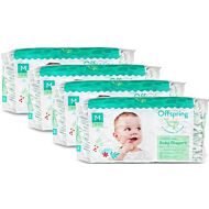 Offspring Fashion Diapers (Chlorine Free) M42 - Willy The Whale *4 Pack Bundle*