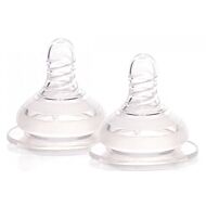 Autumnz: Soft Silicone Teat Slow Flow (Round Hole) 0+Months - Size S - 21% OFF!!