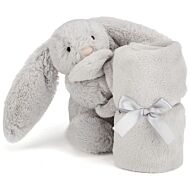 Jellycat: Bashful Silver Bunny Soother (34cm)