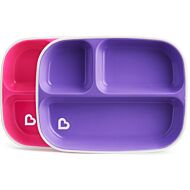 Munchkin: Splash™ Toddler Divided Plates (2 pack) - Pink/Purple - 33% OFF!!