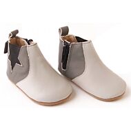 Bebebundo: Star Boots in Grey - Size 2 [11.8cm / 6 to 9 Months] - 17% OFF!! 