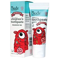 Buds Oralcare Organics: Children's Toothpaste Strawberry with Xylitol - 50ml (1 - 3 years)