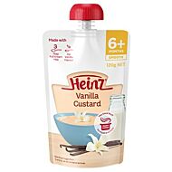 Heinz: Simply Vanilla Custard Pouch 120g (From 6+ Months)