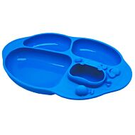 Marcus & Marcus | Yummy Dips Suction Divided Plate | Lucas (Hippo) - 10% OFF!!