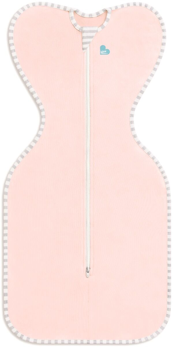 Love To Dream: Stage 1 - 0.2 Tog Swaddle Up Lite (New Born) Light Pink