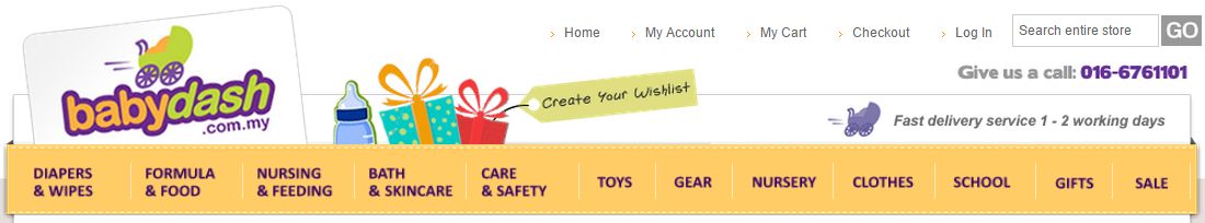 Babydash: Diapers, milk and now a blog..?