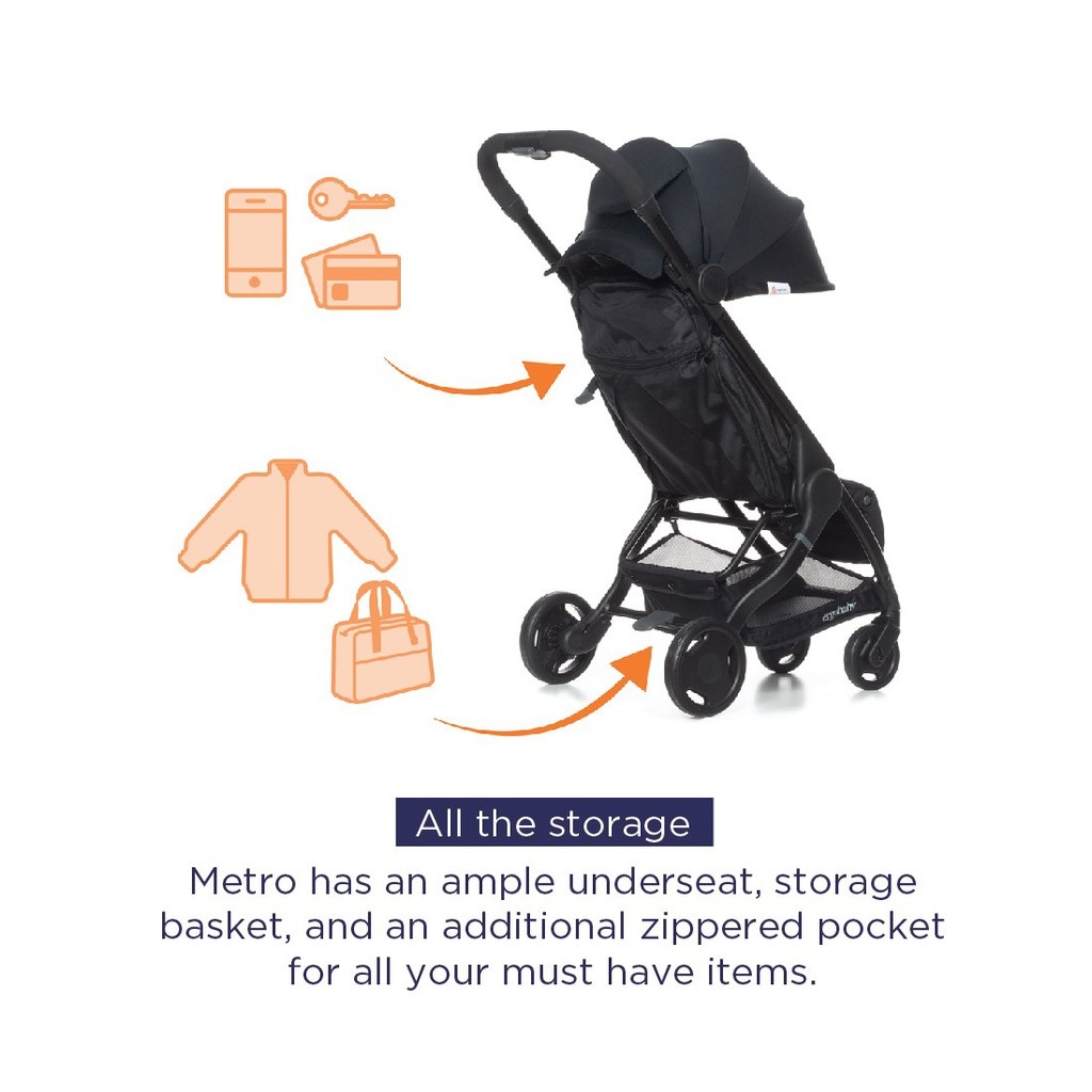 Ergobaby Metro Compact City Stroller (Black) SUPER LIMITED DEAL!