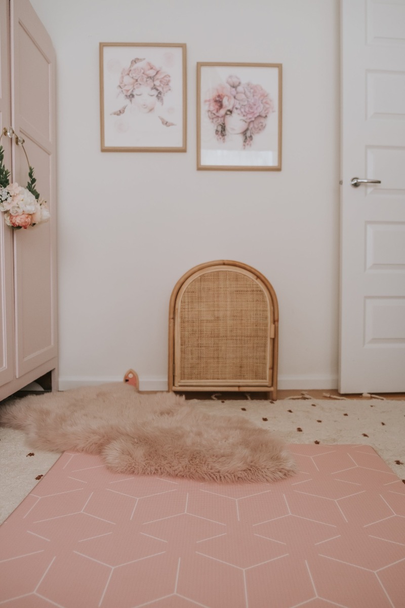 Little Wiwa Signatur Rosa Små Play Mat (100 x 140cm)